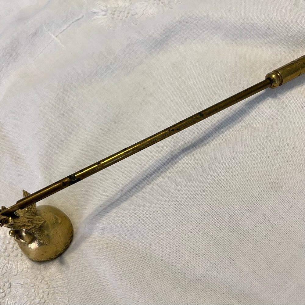Vintage Brass Angel Candle Snuffer Douter 10” Decor - Picture 4 of 7